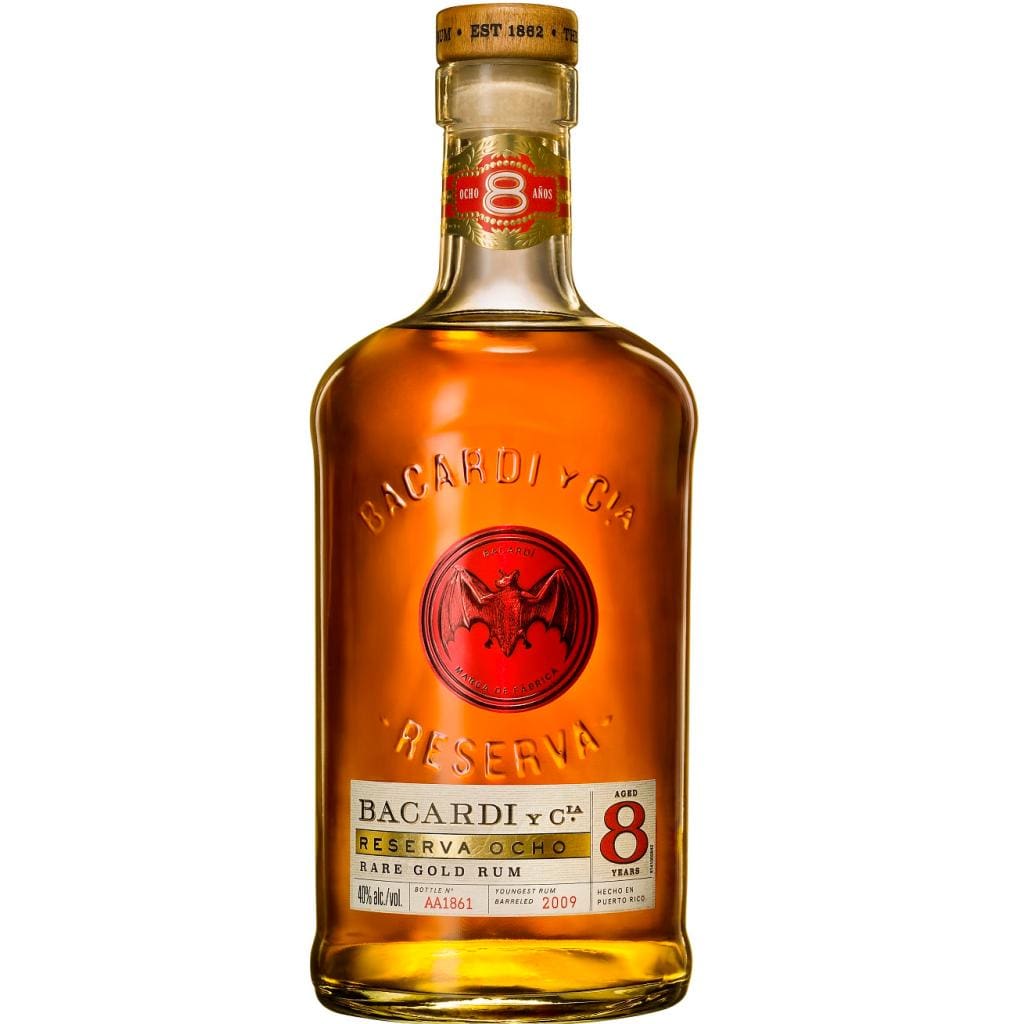 BACARDI 8 YEAR OLD RUM 40% 700ML