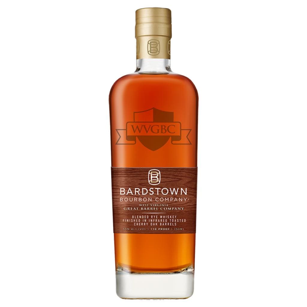 BARDSTOWN BOURBON CO WVGBC BLENDED RYE WHISKEY RED CHERRY OAK FINISH 54% 750ML