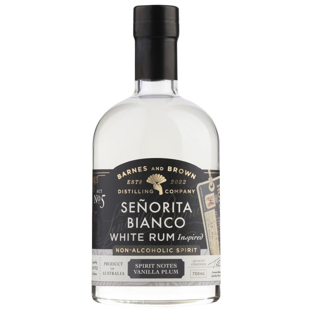 BARNES & BROWN SENORITA BIANCO WHITE RUM INSPIRED NON ALC SPIRIT 0.5% 700ML