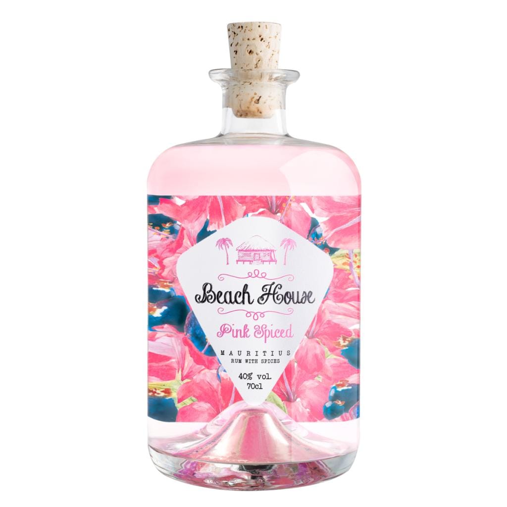 BEACH HOUSE PINK SPICED RUM (HIBISCUS, BLACKCURRANT) 40% 700ML