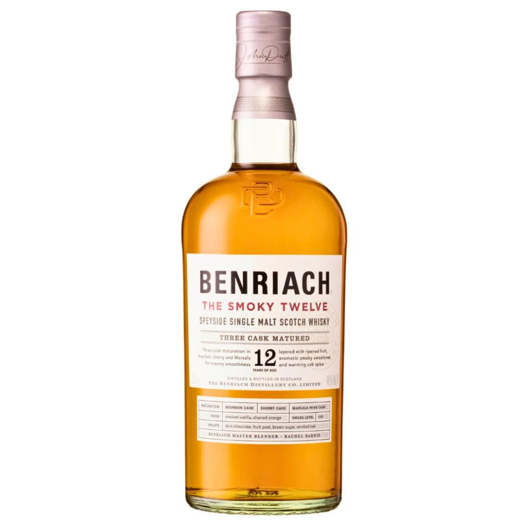 BENRIACH 12 YEAR OLD SMOKY 46% 700ML