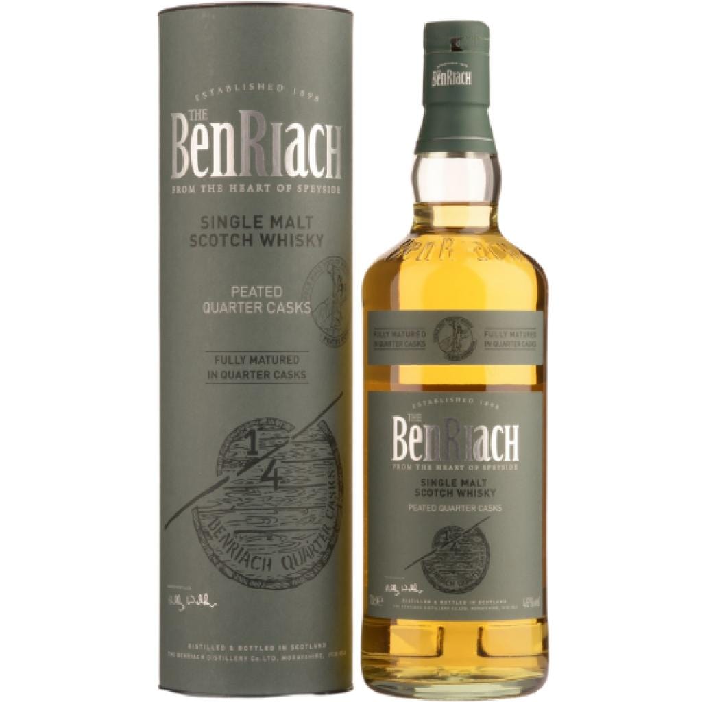 BENRIACH PEATED QUARTER CASK MALT 46% 700ML