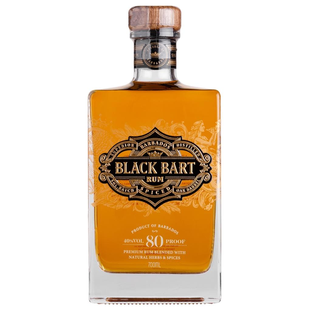 BLACK BART SPICED RUM 37% 700ML