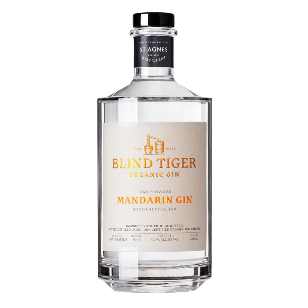 BLIND TIGER ORGANIC MANDARIN GIN 42.7% 700ML