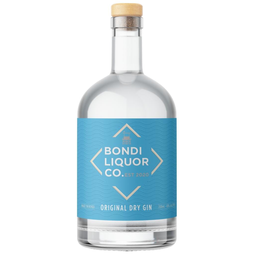 BONDI LIQUOR CO ORIGINAL DRY GIN 40% 700ML