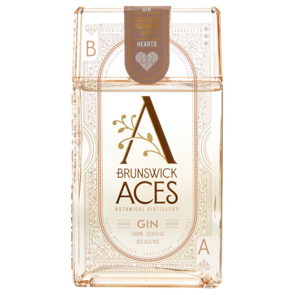 BRUNSWICK ACES HEARTS GIN 40% 700ML