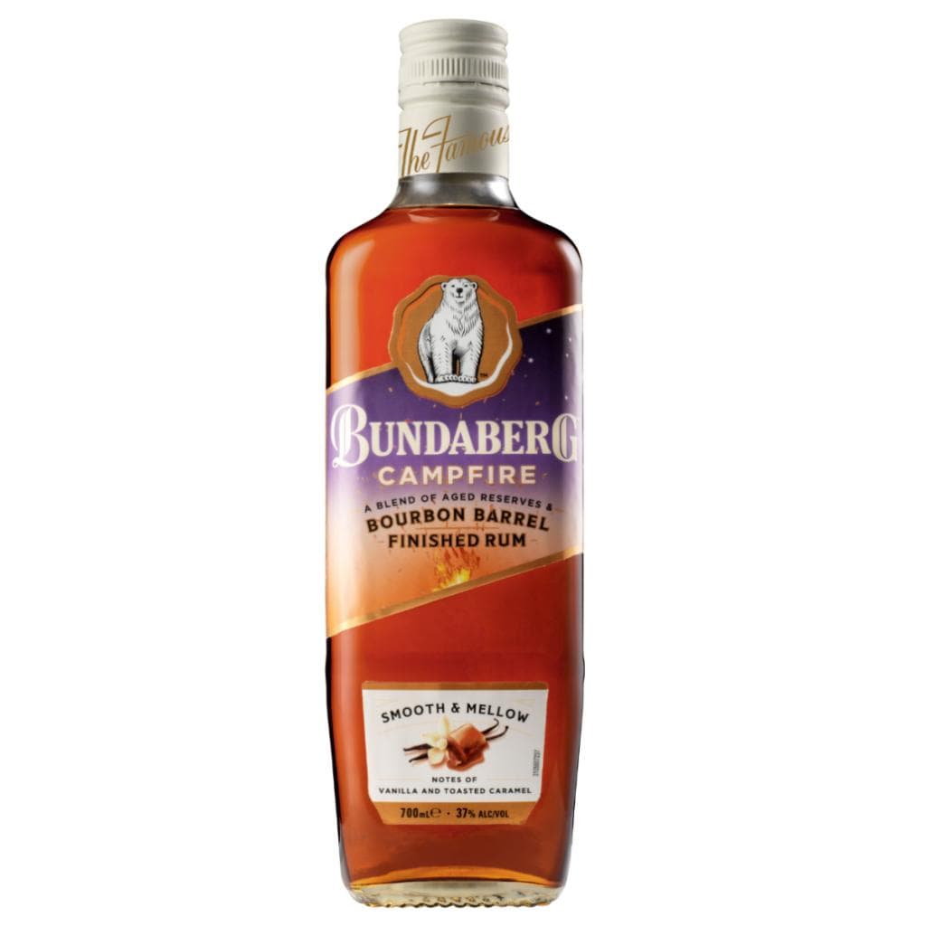 BUNDABERG CAMPFIRE BOURBON BARREL RUM 37% 700ML