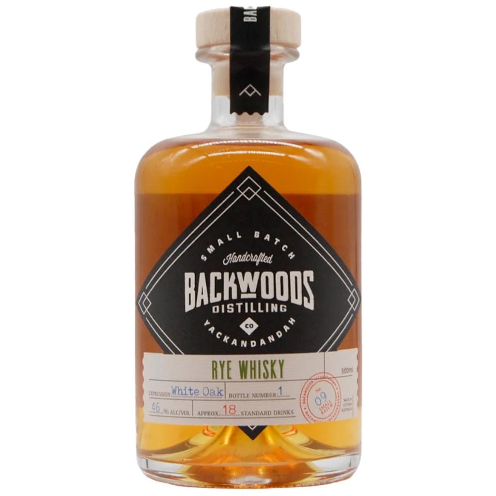 Backwoods Rye Batch 9 White Oak 46% 500ml