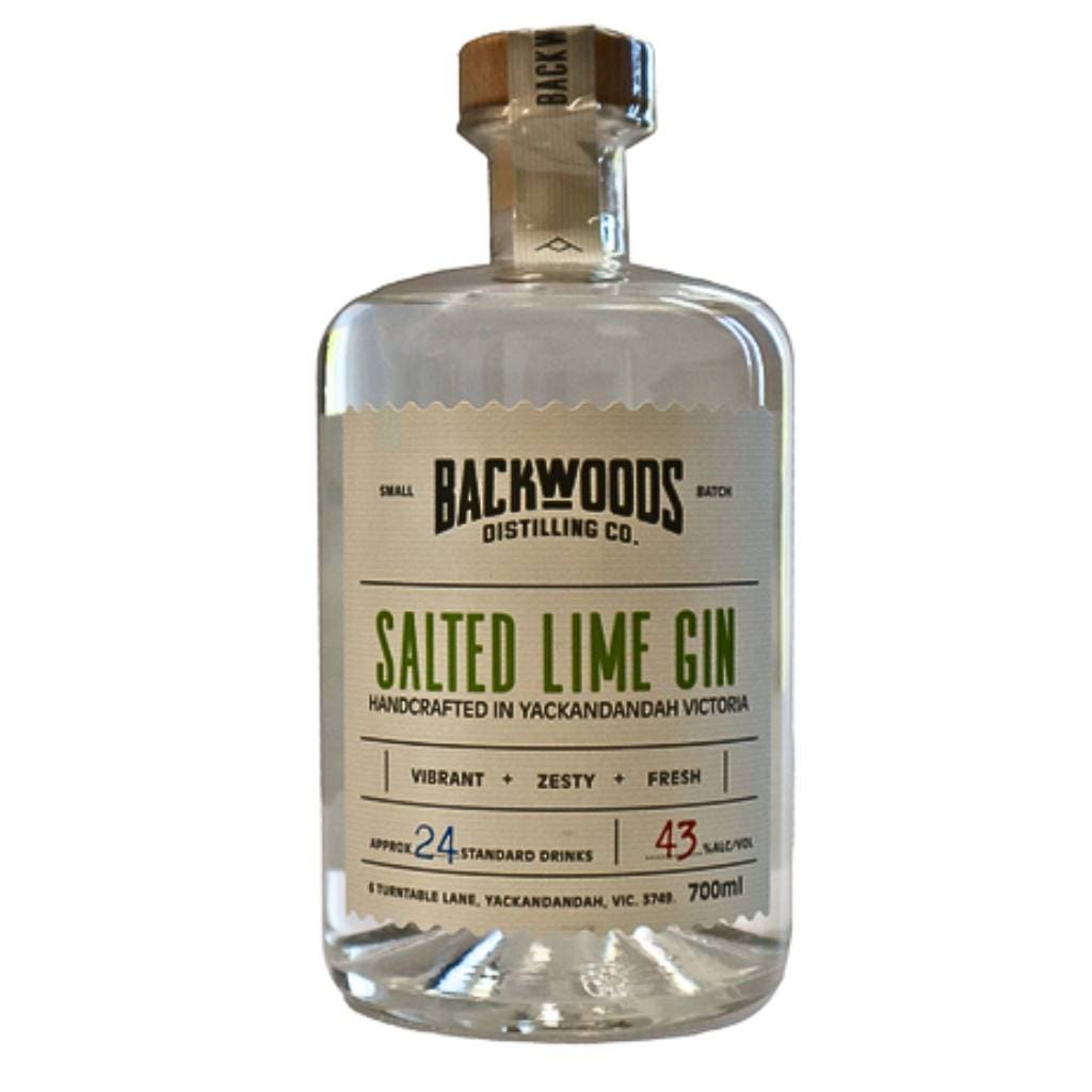 BACKWOODS SALTED LIME GIN 43% 700ML