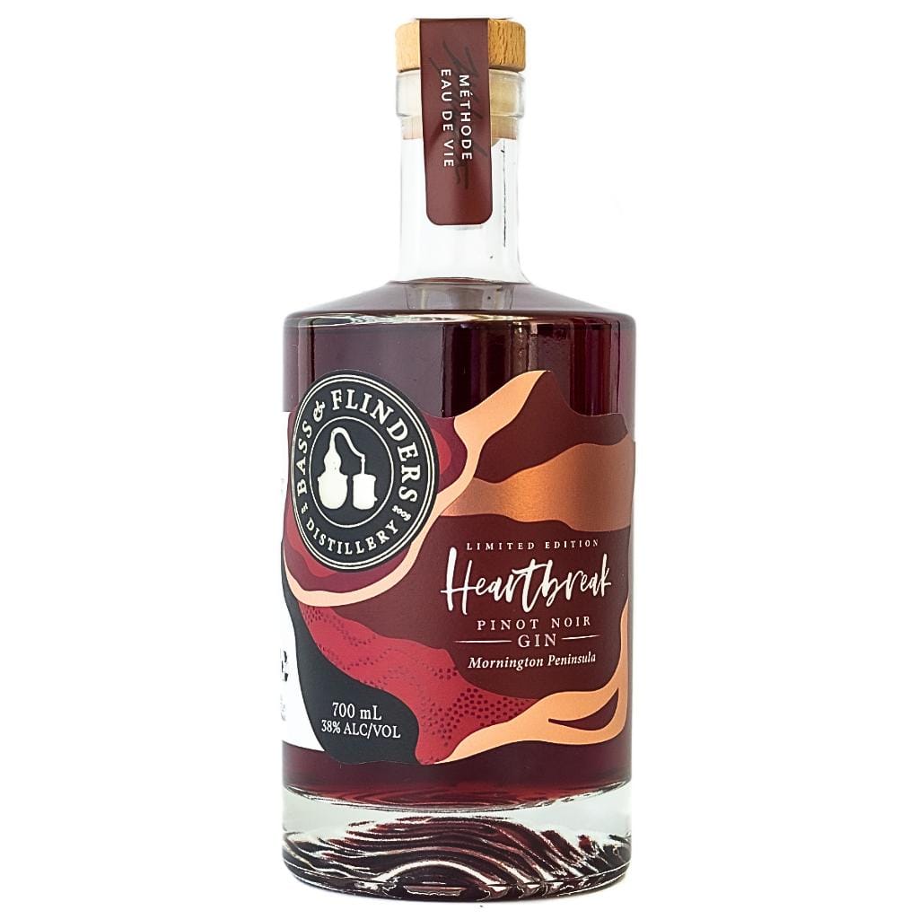 Bass And Flinders Heartbreak Pinot Noir Gin 33% 700ml