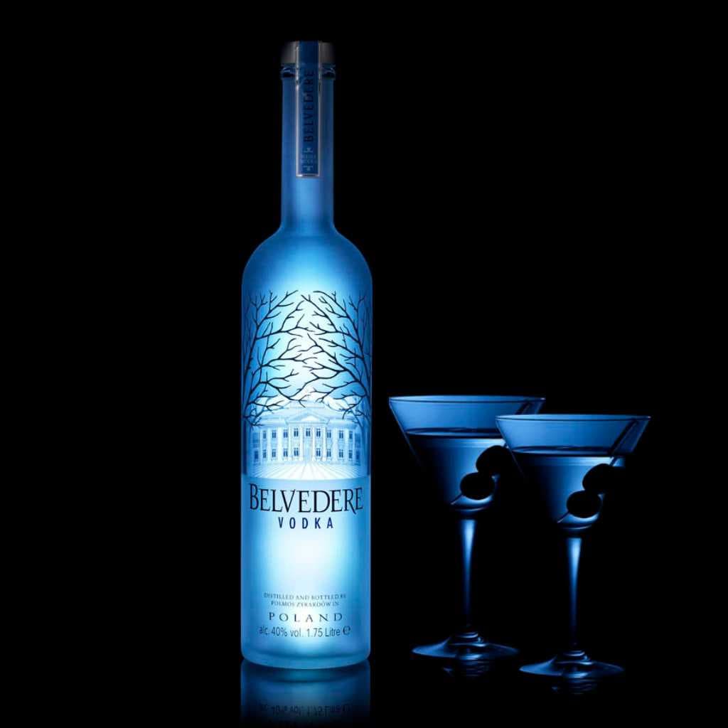 Belvedere Vodka Pure 1750ml ILLUMINATED LUMINOUS