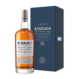 PERSONALISED BENRIACH 21 YEAR OLD SINGLE MALT SCOTCH WHISKY 46% 700ML