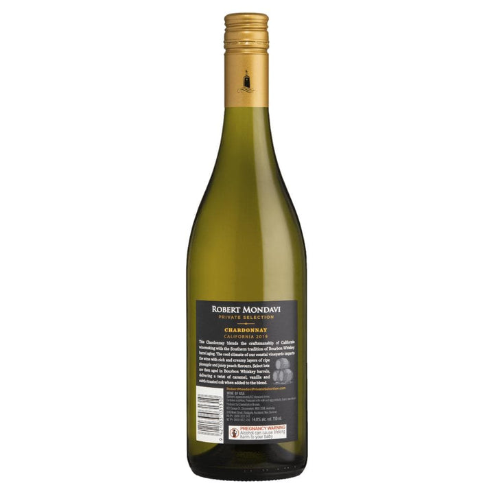 PERSONALISED ROBERT MONDAVI BOURBON BARREL CHARDONNAY 14% 750ML