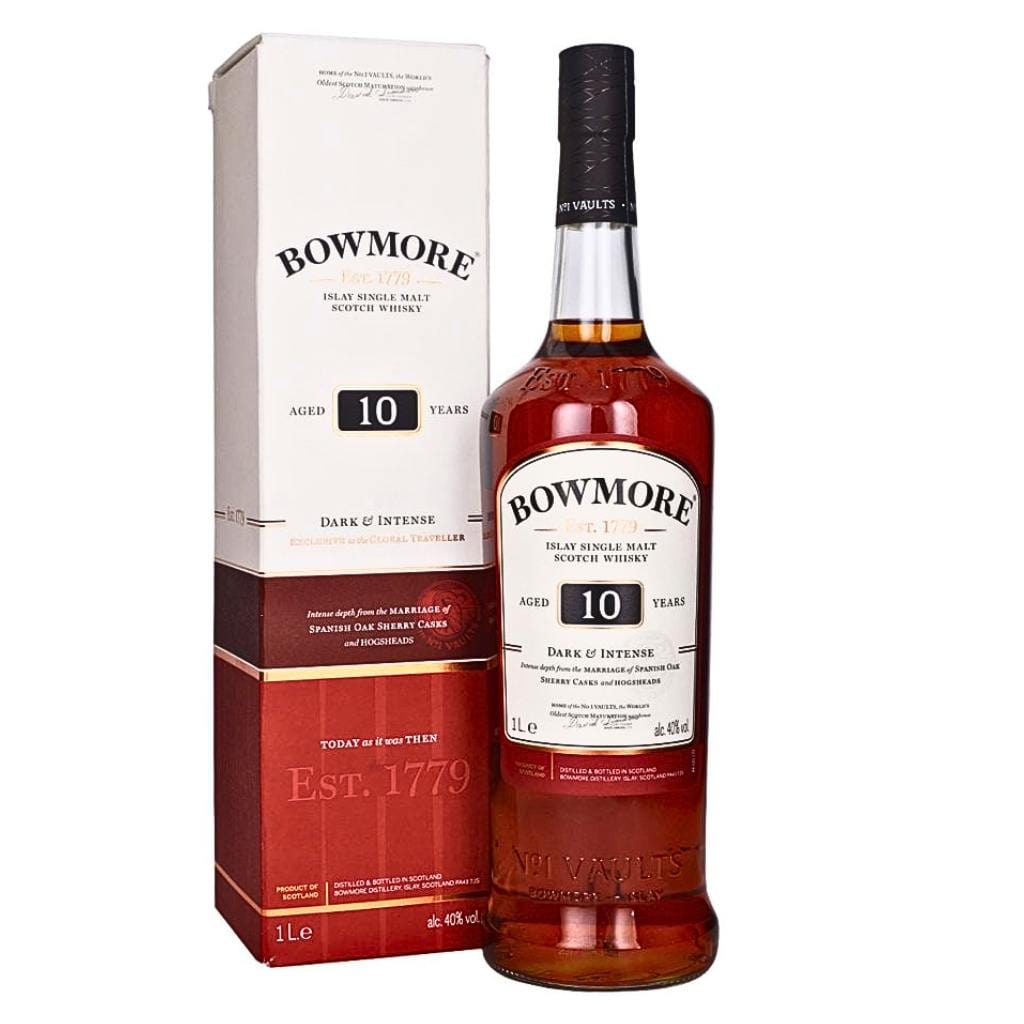 Bowmore 10 Year Old Dark & Intense 1LT