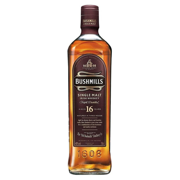 ウイスキー Bushmills 16 Years Old Single Malt Irish Bushmills 16YO Irish Whiskey 40% 700ml – The Wine Providore