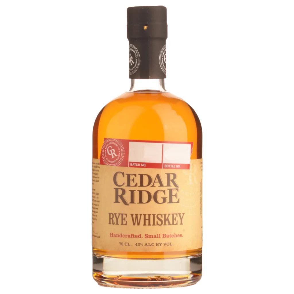 CEDAR RIDGE RYE WHISKY 43% 700 ML