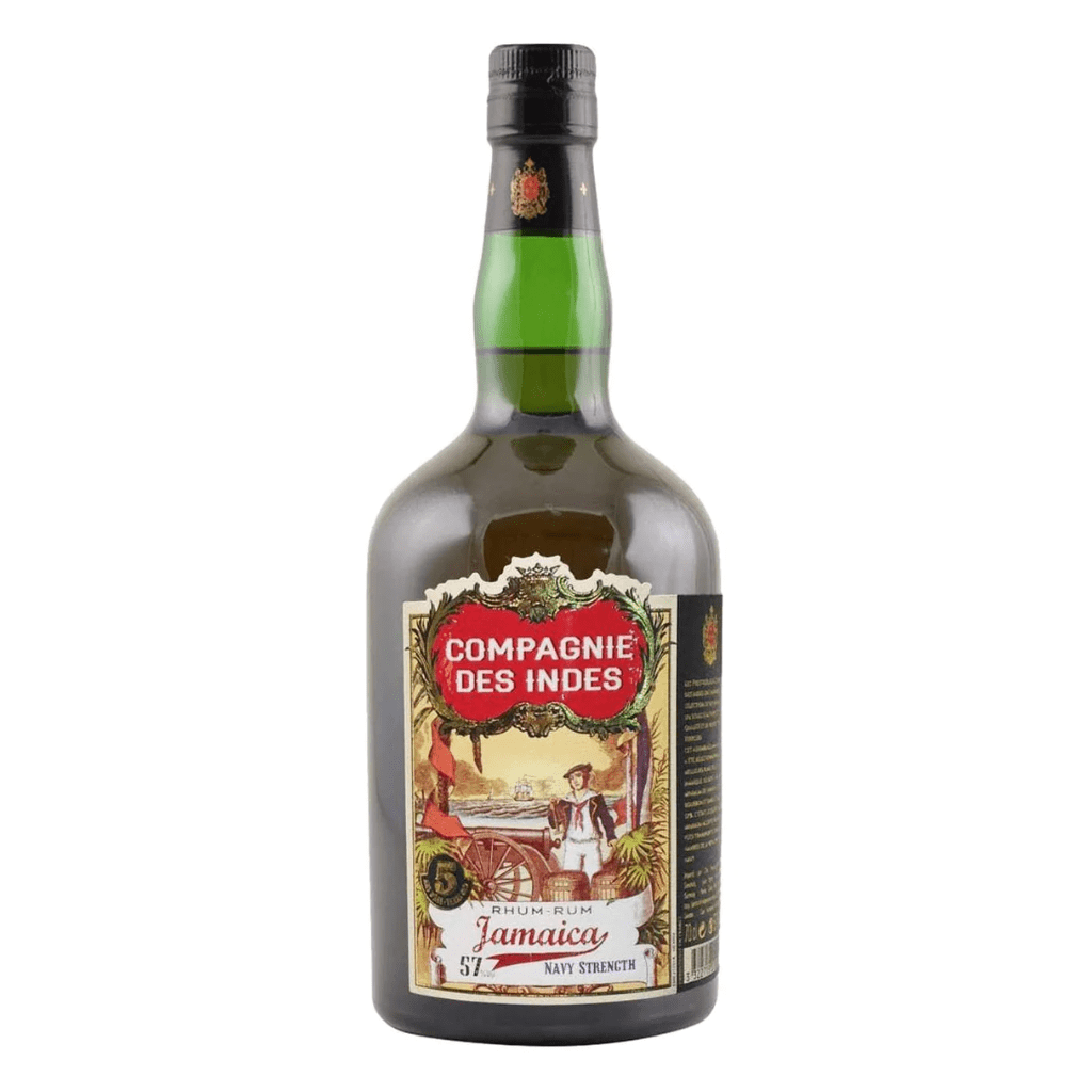 COMPAGNIE DES INDES RUM JAMAICA NAVY STRENGTH 5 YEAR OLD 57% 700ML