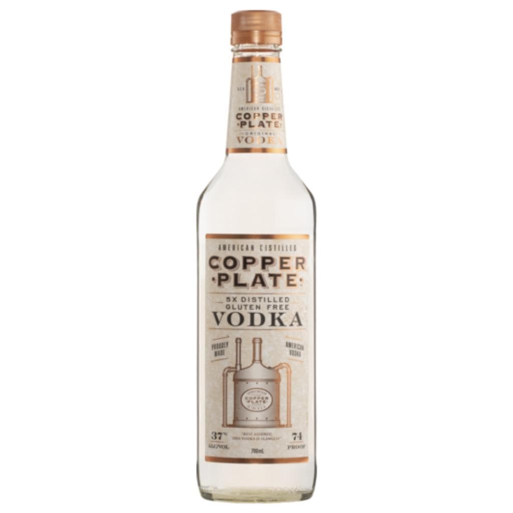 COPPER PLATE VODKA 37% 700ML