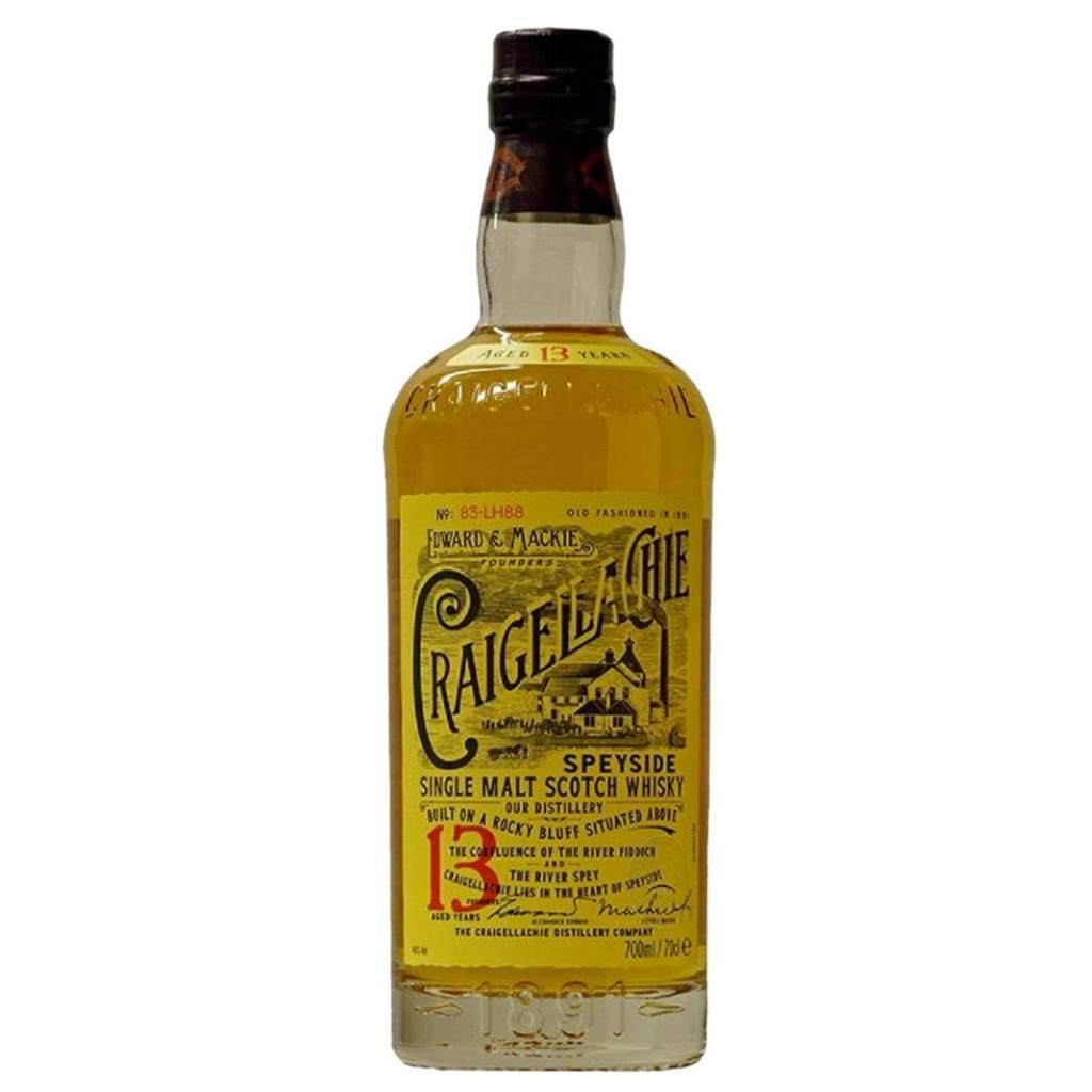 CRAIGELLACHIE 13 YEAR OLD SINGLE MALT SCOTCH WHISKY 46% 700ML