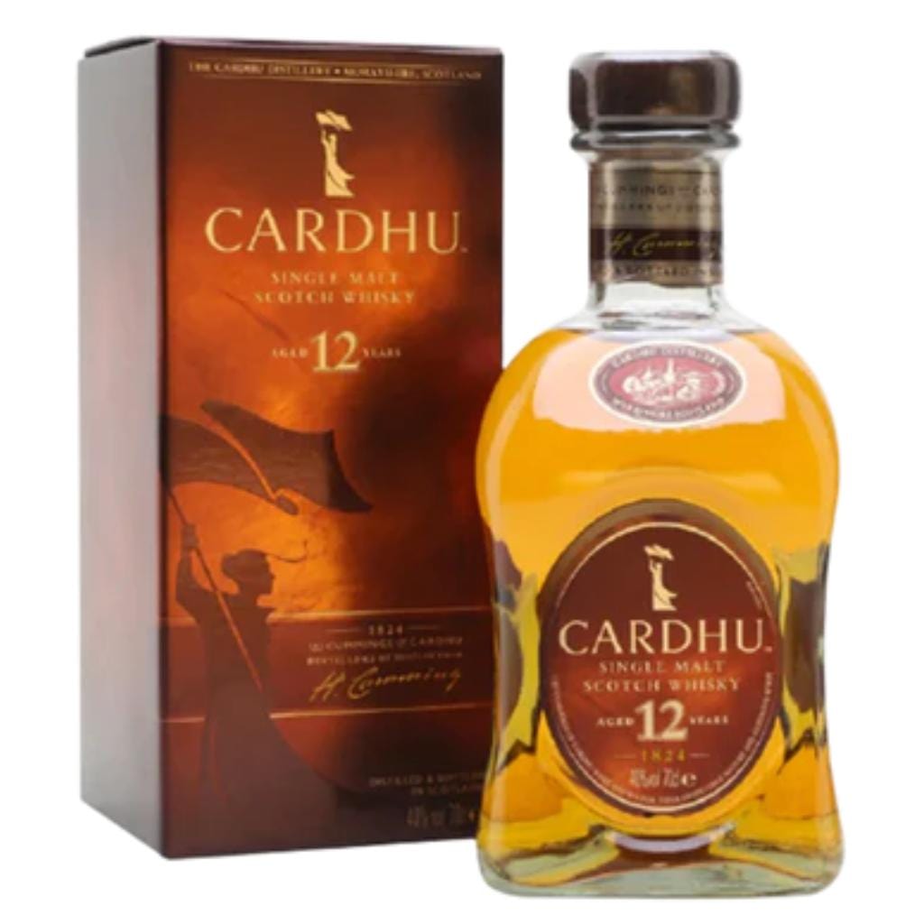 CARDHU 12 YEAR OLD SPEYSIDE SINGLE MALT 40% 700ML