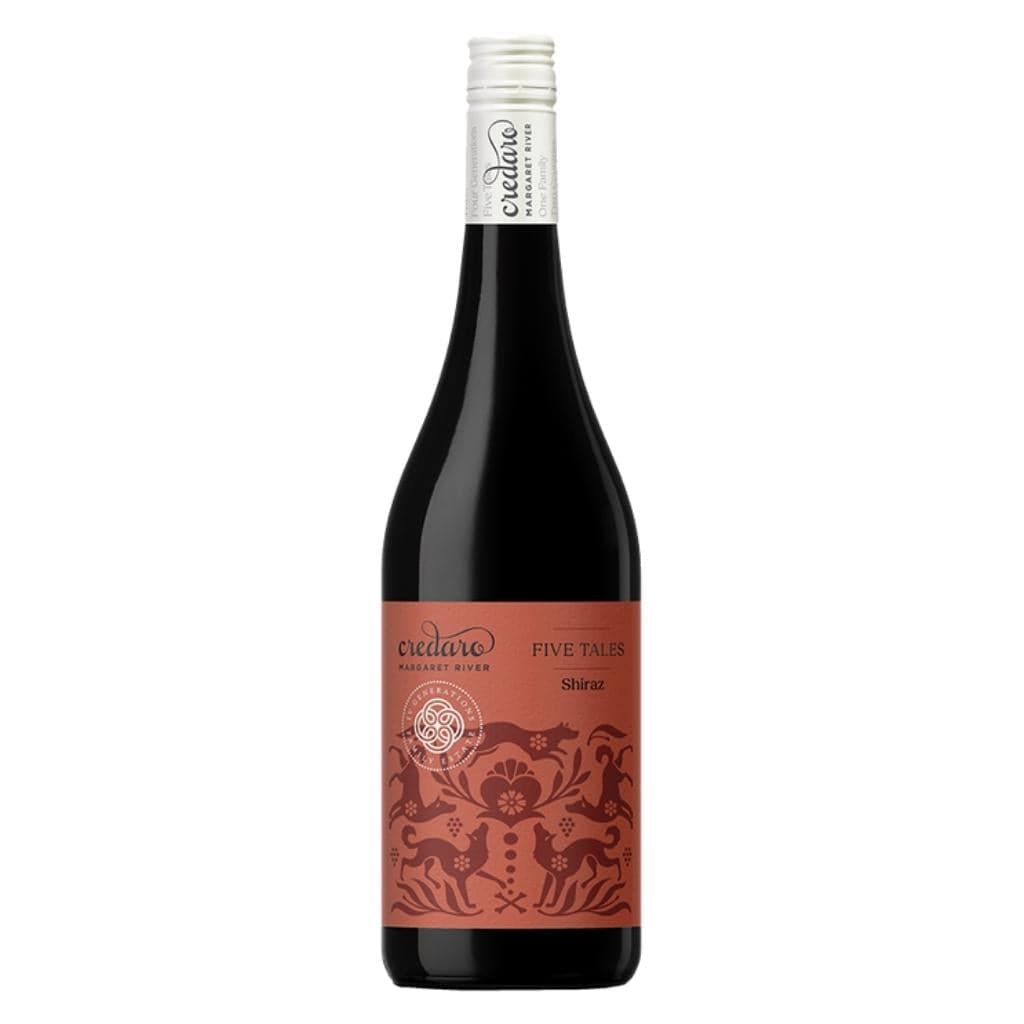 Personalised Credaro Five Tales Shiraz 14.2% 750ML