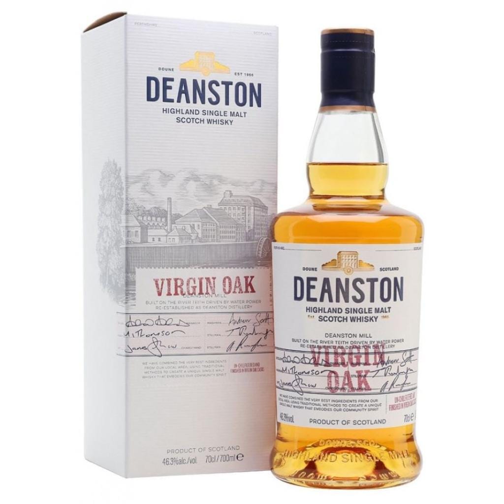 DEANSTON VIRGIN OAK SINGLE MALT SCOTCH WHISKY 46.3% 700ML