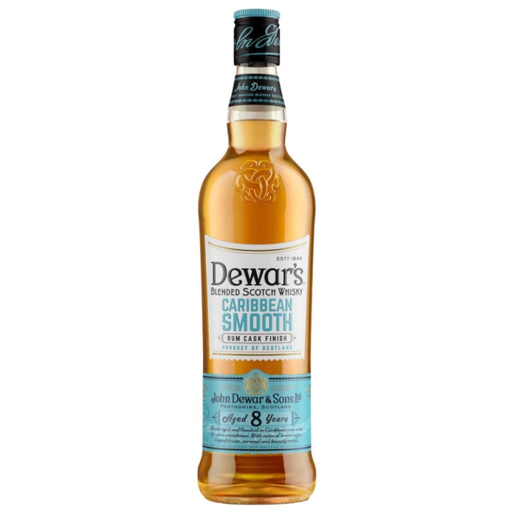 DEWAR'S 8 YEAR OLD CARIBBEAN RUM CASK FINISH WHISKY 700ML