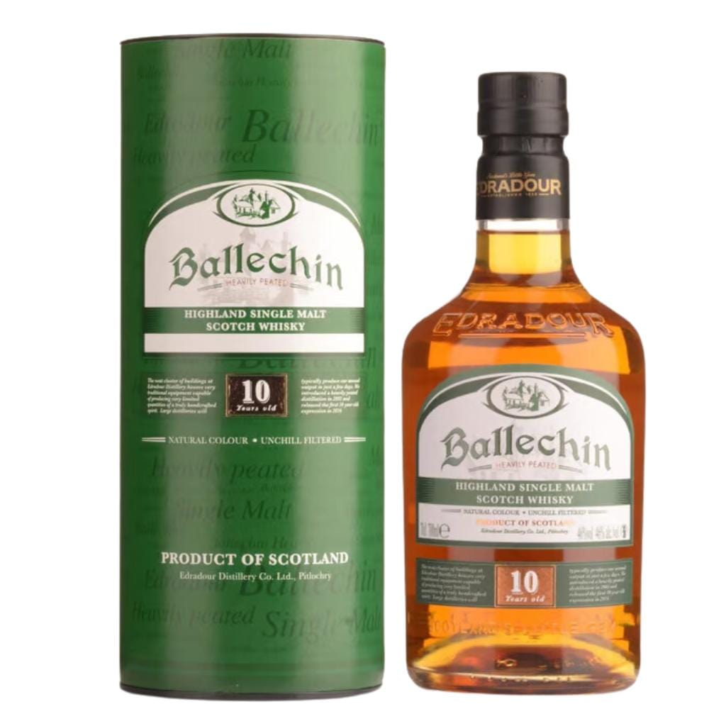 EDRADOUR BALLECHIN 10 YEAR OLD SCOTCH WHISKY 46% 700ML