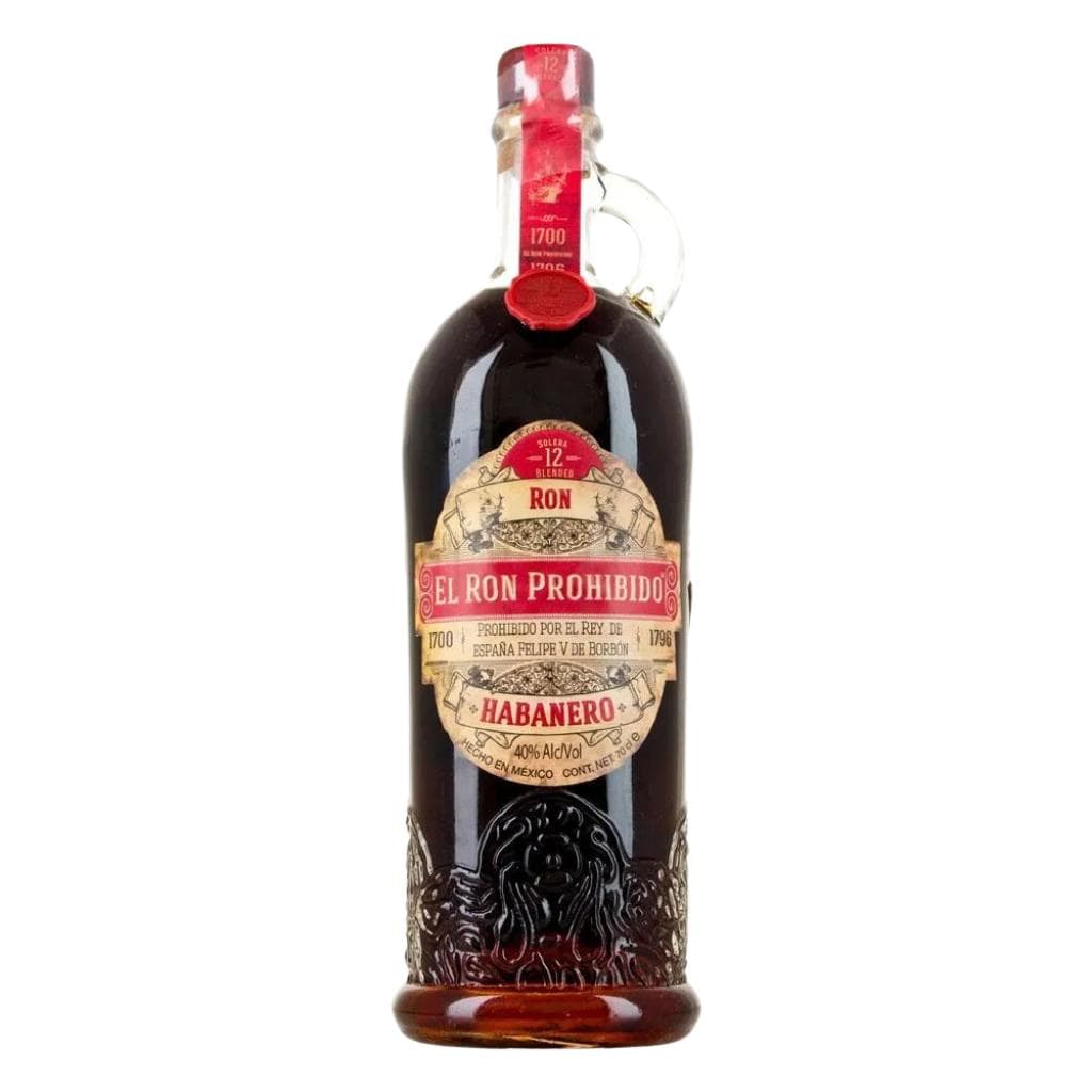 EL RON PROHIBIDO 12 YEARS HABANERO RUM 40% 700ML