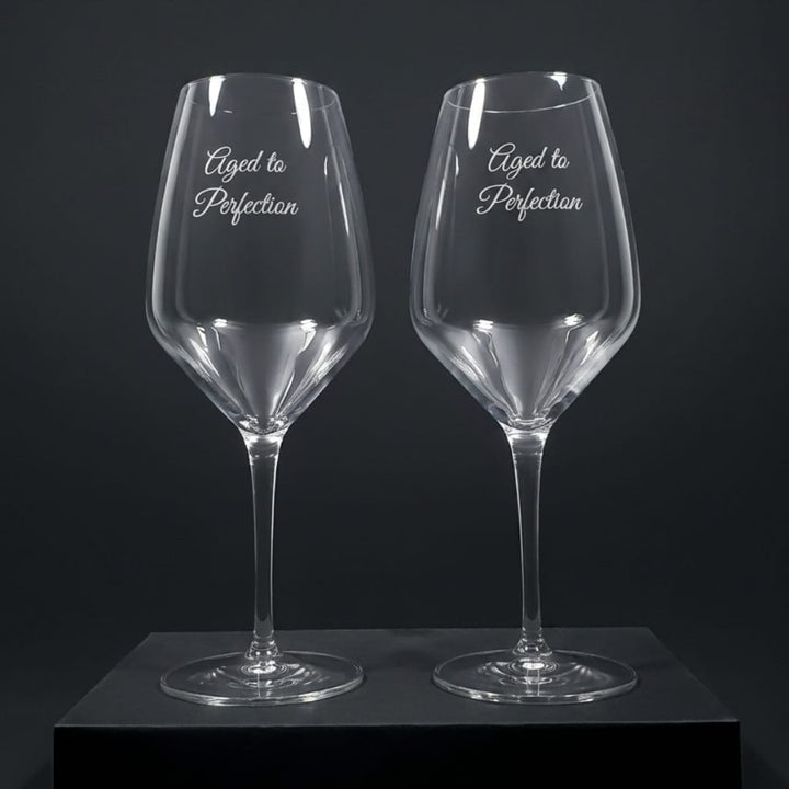 Personalised Atelier Original Chianti Wine Glass 550ml- 2 Pack