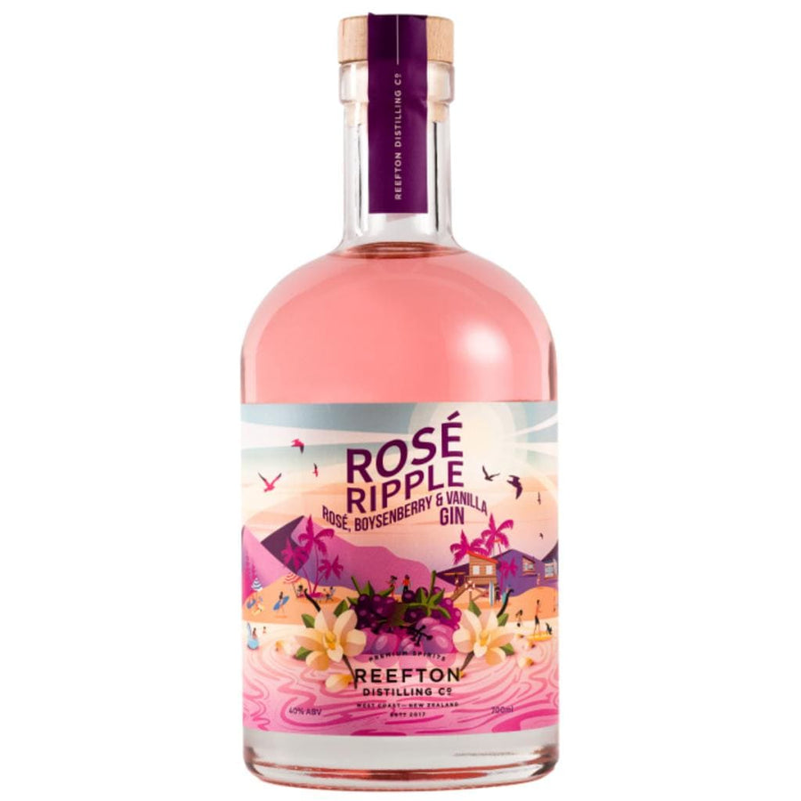 PERSONALISED FLAVOUR GALLERY ROSE RIPPLE NZ GIN 40% 700ML