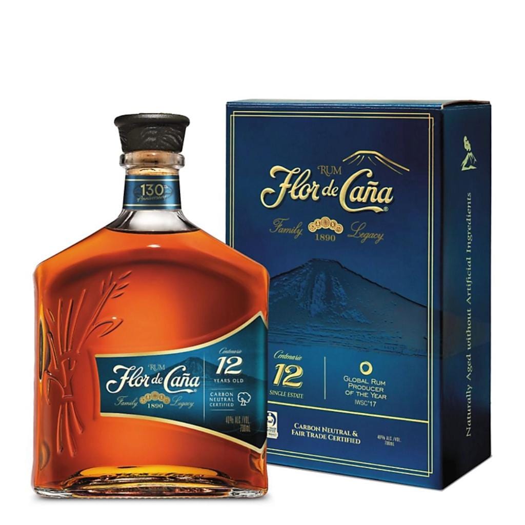 FLOR DE CANA 12 YEAR OLD CENTENARIO 40% 700ML