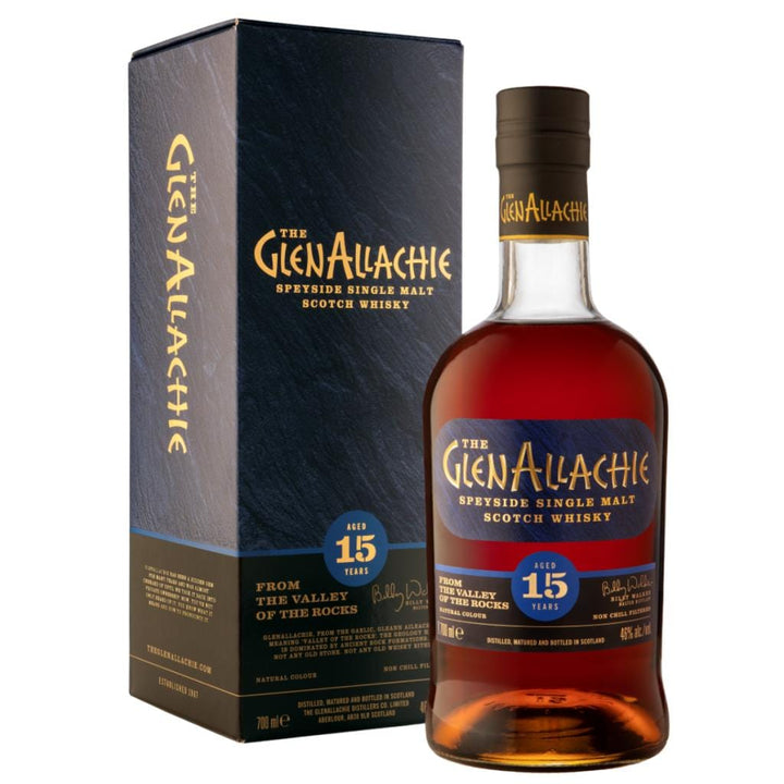 PERSONALISED GLENALLACHIE 15 YEAR OLD WHISKY 46% 700ML