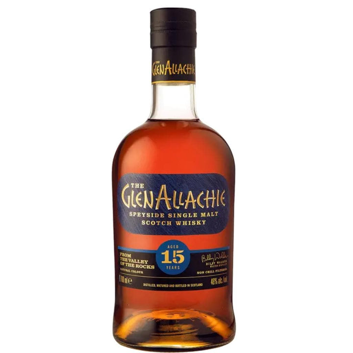 PERSONALISED GLENALLACHIE 15 YEAR OLD WHISKY 46% 700ML