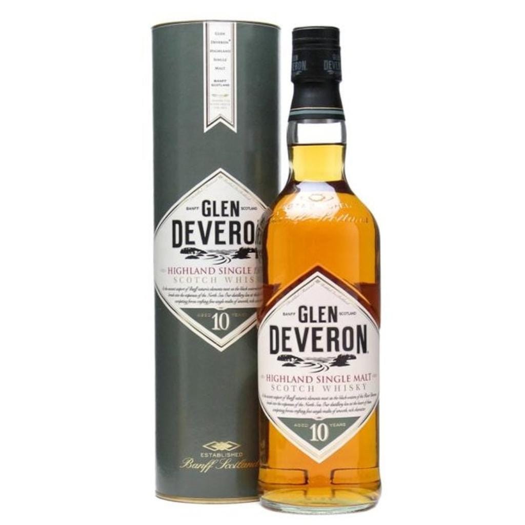 GLEN DEVERON 10 YO SINGLE MALT SCOTCH WHISKY 40% 700ML