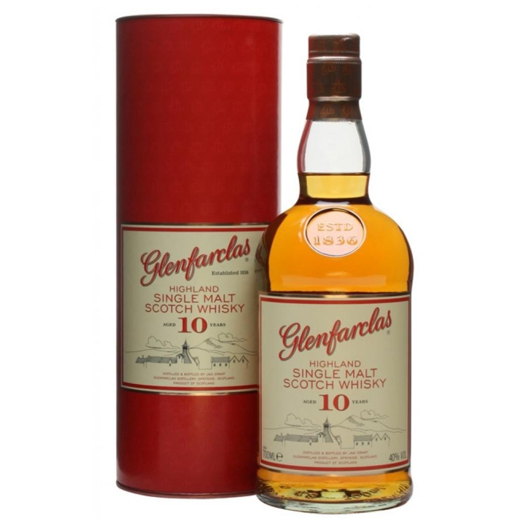 GLENFARCLAS 10 YEAR OLD HIGHLAND MALT 40% 700ML