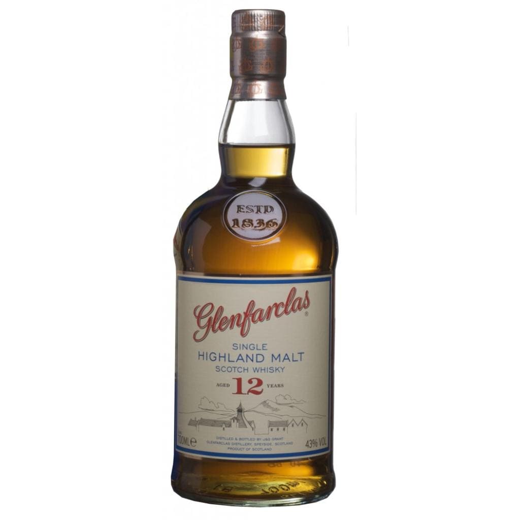 GLENFARCLAS 12 YEAR OLD HIGHLAND MALT 43% 700ML