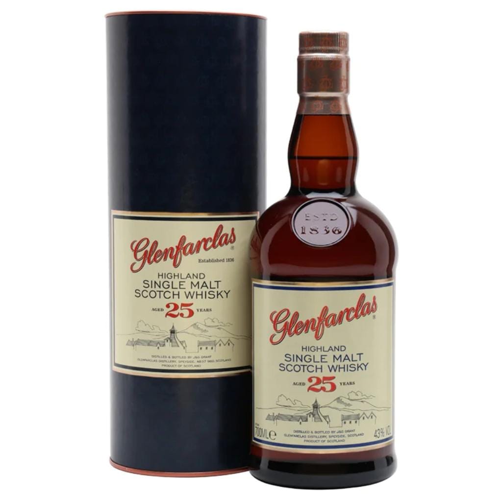 GLENFARCLAS 25 YEAR OLD SINGLE HIGHLAND MALT 43% 700ML