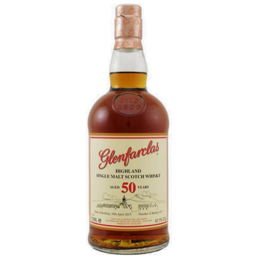 GLENFARCLAS 50 YEAR OLD SINGLE MALT SCOTCH WHISKY 50% 700ML