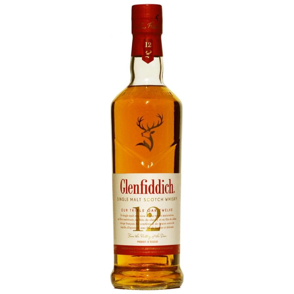 GLENFIDDICH 12 YEAR OLD TRIPLE OAK SCOTCH WHISKY 40% 700ML