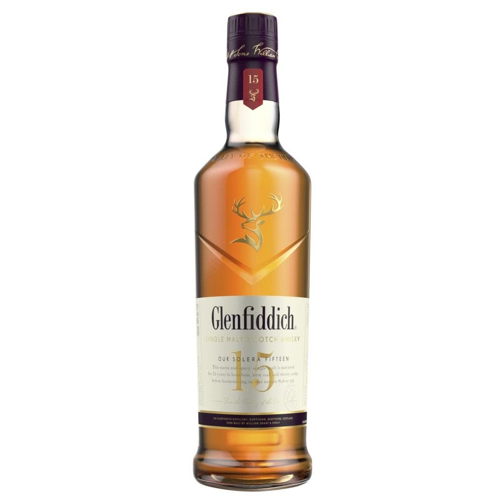 GLENFIDDICH 15 YEAR OLD SOLERA 40% 700ML