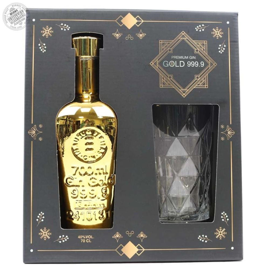 GOLD 999.9 GIN AND GLASS GIFT PACK 40% 700ML
