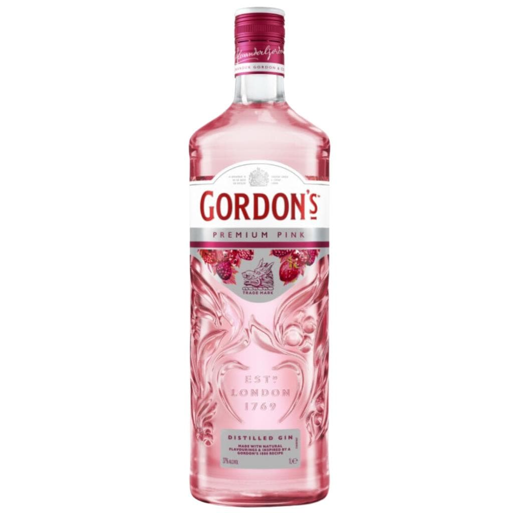 GORDONS PINK GIN 37% 1LT