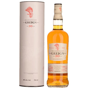 GREIGN 20 YEAR OLD SINGLE GRAIN SCOTCH WHISKY 40% 700ML