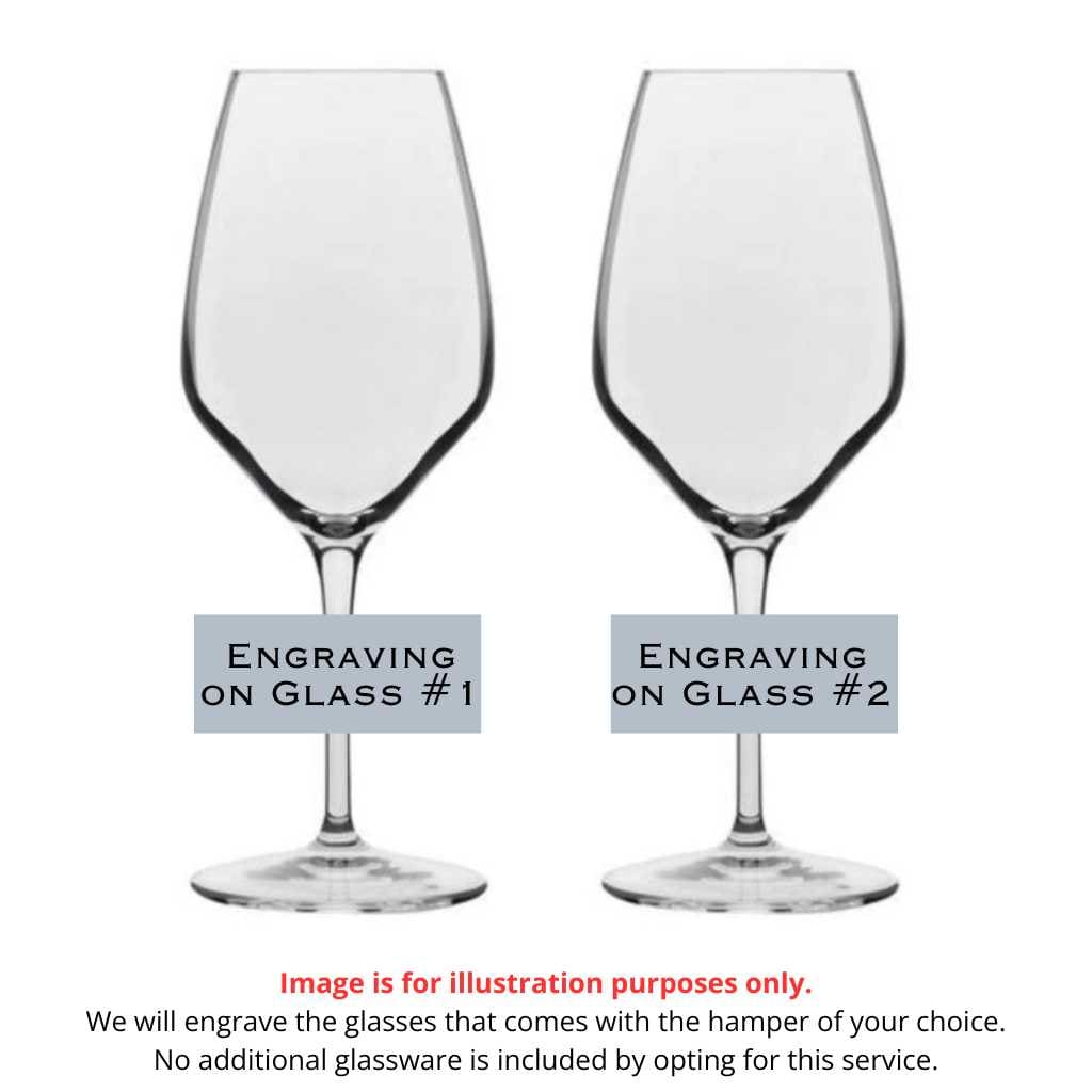 Hamper Glassware Engraving Add-On