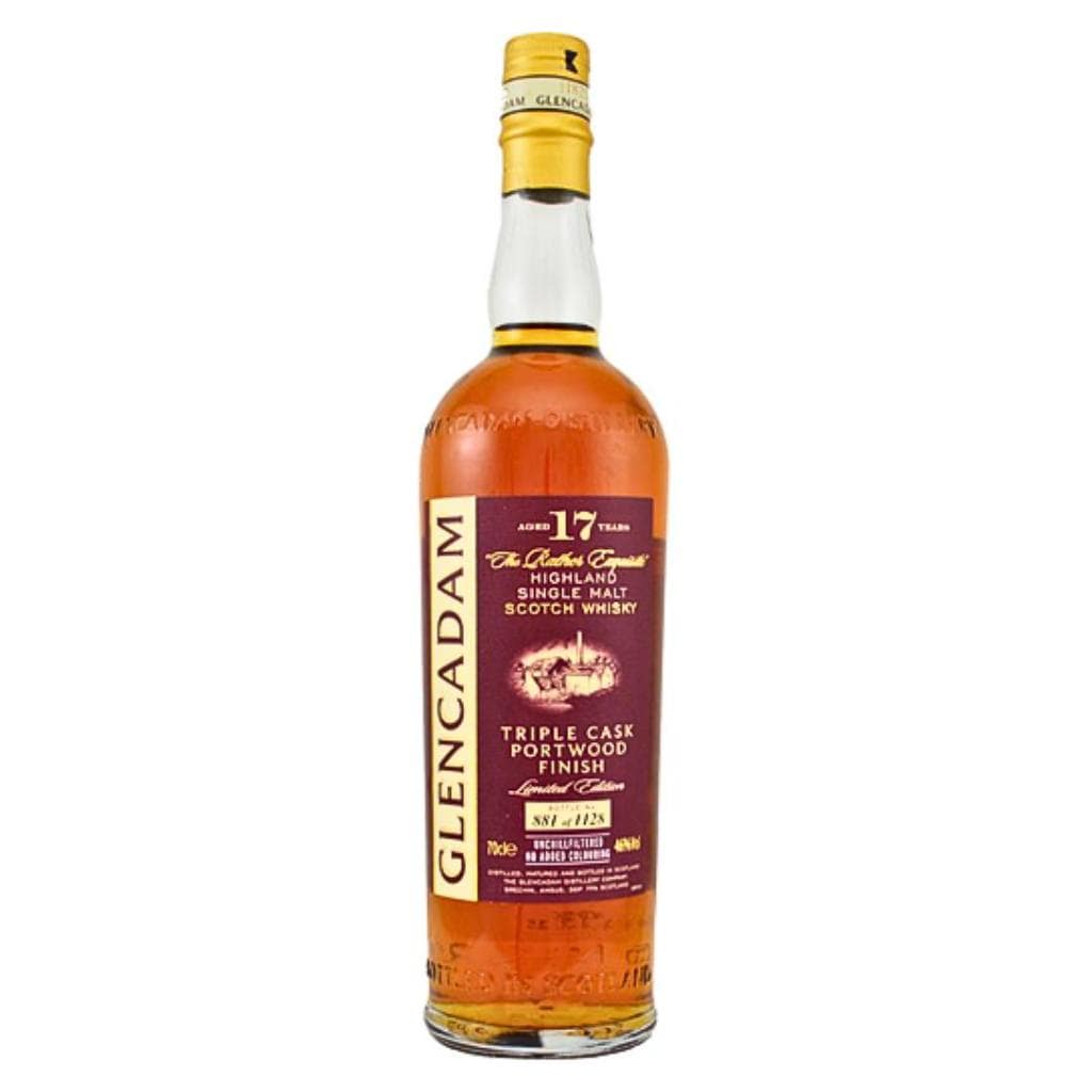 Glencadam Portwood Finish 17 Year Old Scotch Whisky 46% 700ml