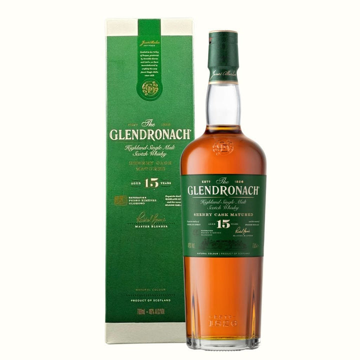 The GlenDronach 12 Yr Old + 15 Yr Old Hamper Box (includes 2 Glencairn Glasses)