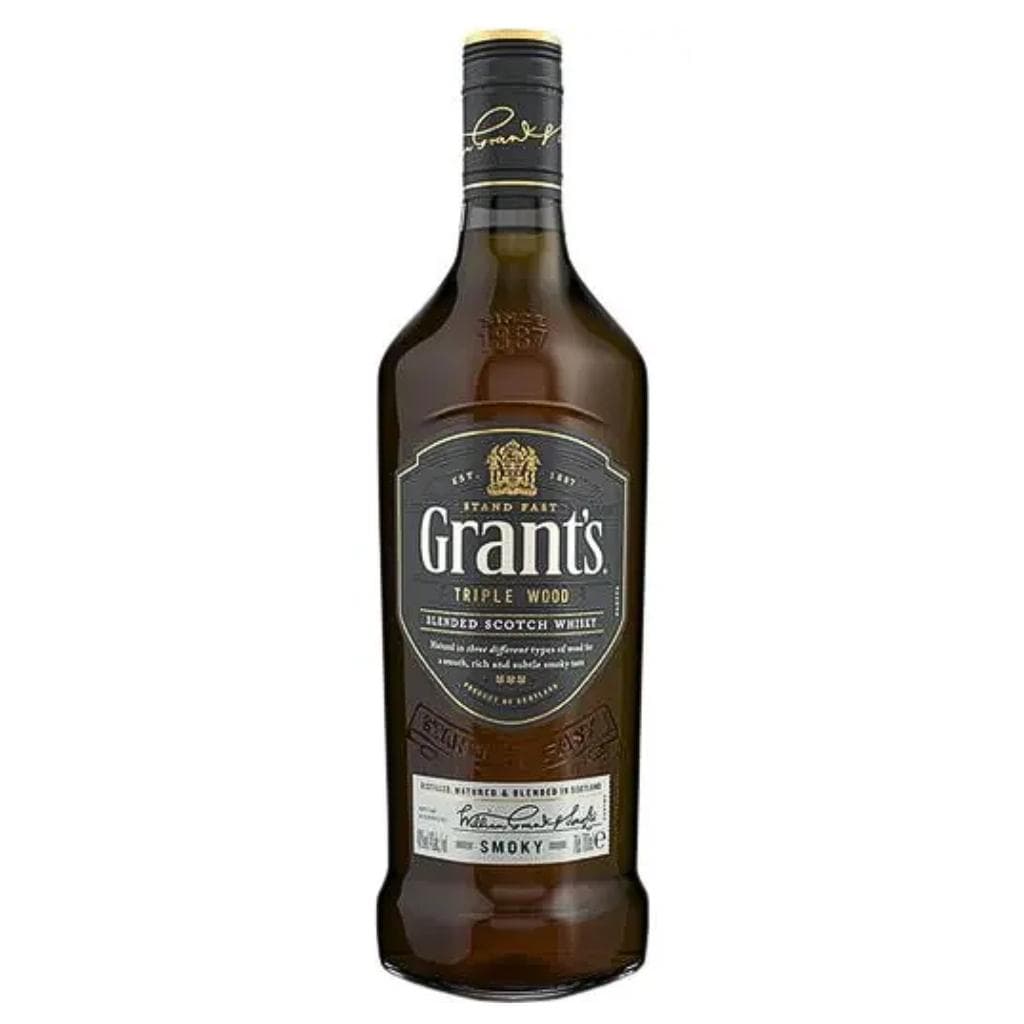 Grants Triple Wood Smoky Scotch Whisky 40% 700ml