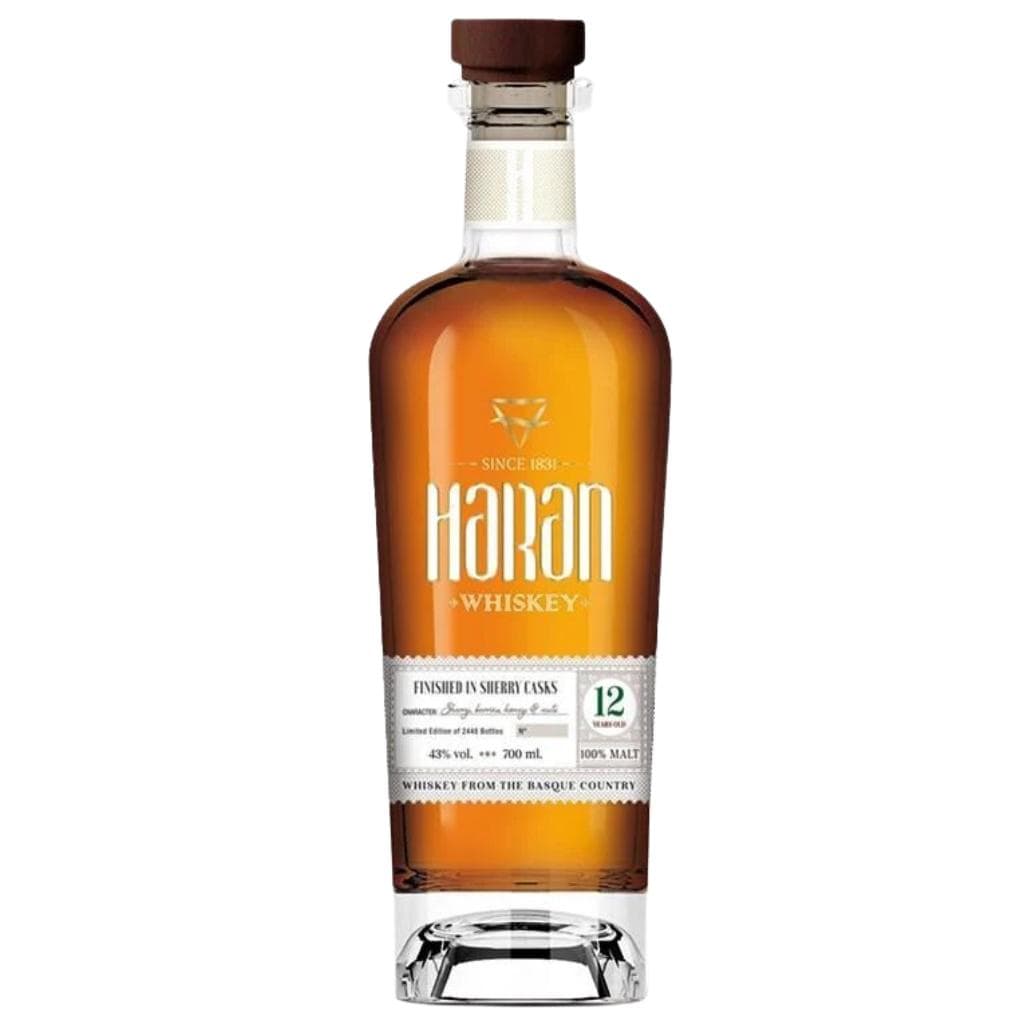 HARAN IMPORT 12 YEAR SHERRY FINISH SPANISH WHISKEY 43% 700 ML