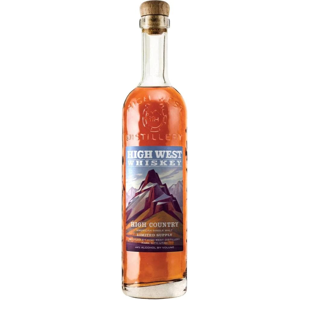 HIGH WEST HIGH COUNTRY SINGLE MALT AMERICAN WHISKEY 44% 750ML